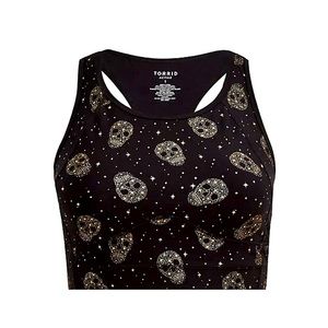 Torrid Star & Skull Wicking Sports Bra! Sizes 0X-3X